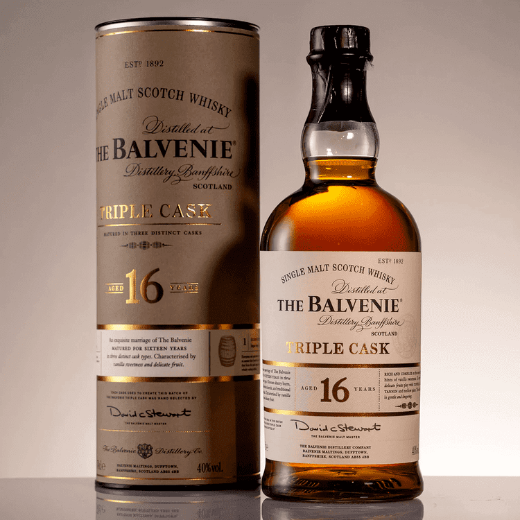Dòng Whisky Balvenie 16 được ủ qua 3 loại thùng cao cấp