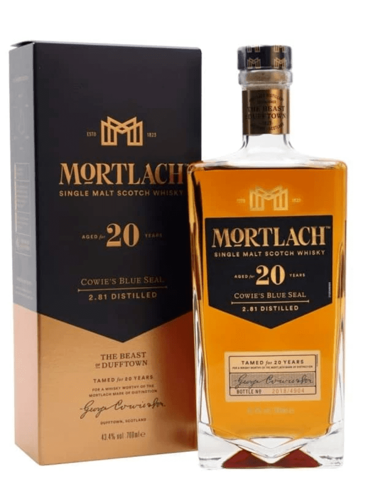 Mortlach 20 với hương cam cùng vị cay kéo dài