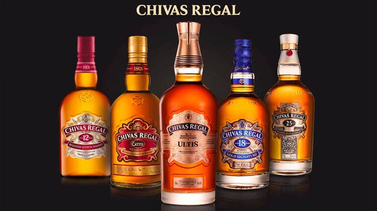 Một số phiên bản rượu mang thương hiệu Chivas tại rượu ngoại Đức Anh