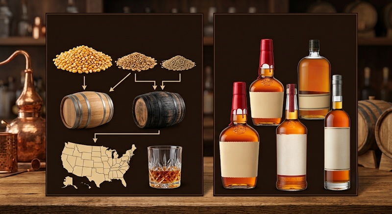 bourbon whisky là gì và các thương hiệu bourbon whiskey nổi tiếng