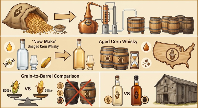 corn whisky là gì đặc trưng của rượu ngô nước mỹ
