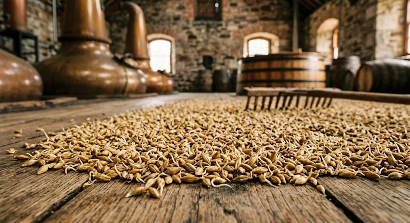 Các loại ngũ cốc được sử dụng sản xuất whisky 2 lúa mạch nảy mầm malted barley nguyên liệu làm mạch nha đơn cất