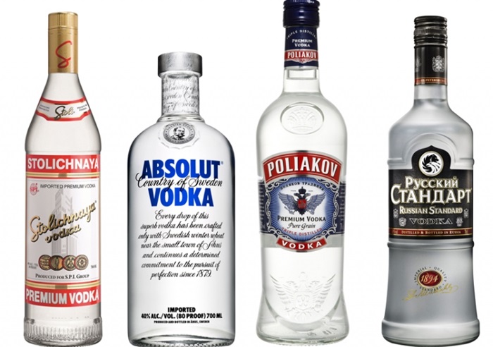 Một số loại rượu Vodka Nga
