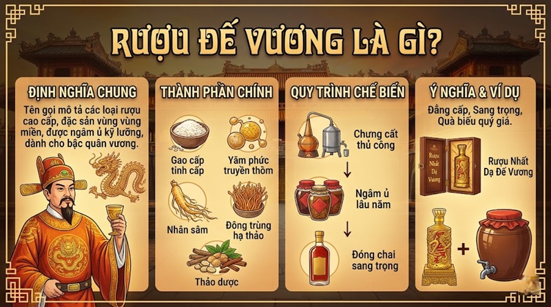 qrượu đế vương là gì