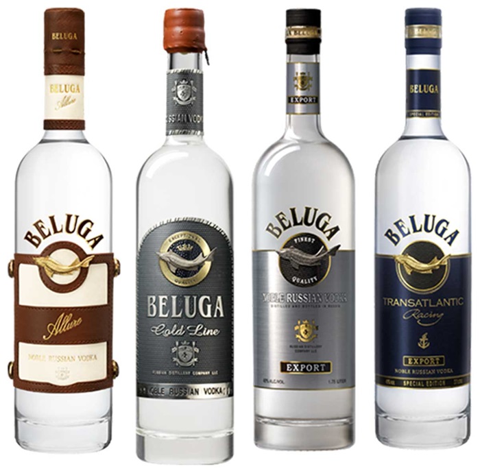 Rượu Beluga Vodka Nga sang trọng