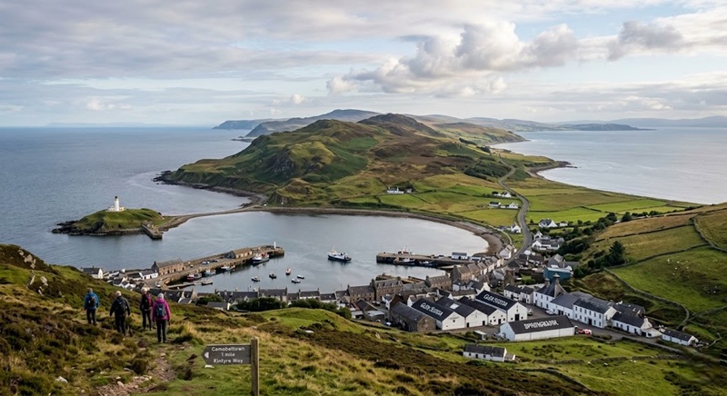 vùng đất campbeltown tại bán đảo kintyre scotland